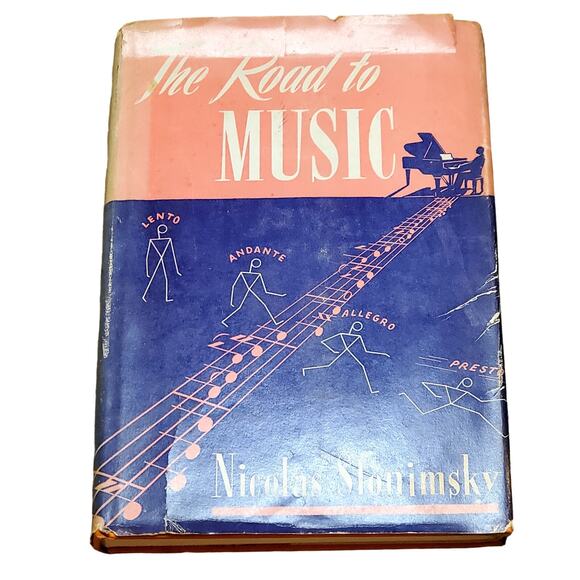 The Road to Music Nicolas Slonimsky 1947 Hardcover with Original Dust Cover - Picture 1 of 15